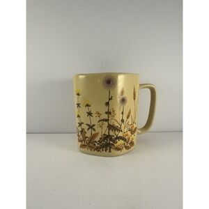 Vintage Floral Hexagon Ceramic Coffee Cup/Mug